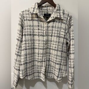Karen Kane Plaid Button-Up Shirt - Chic & Cozy